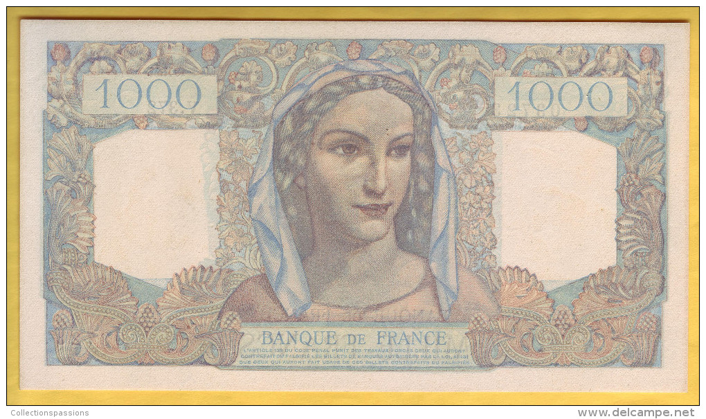 BILLET FRANCAIS - 1000 Francs Minerve Et Hercule 9.1.1947 SUP+ - 1 000 F 1945-1950 ''Minerve Et Hercule''