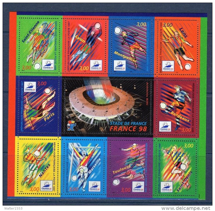 FRANCIA - FRANCE  ** MNH 1998 Foglietto BLOC FEUILLET N. 21 - Mint/Hinged