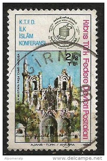 Turkish Cyprus 1980 - Mi. 80 O, Arap Ahmet Pascha Mosque, Lefkosa | Islam - Used Stamps