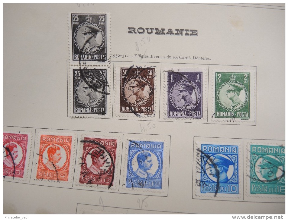 ROUMANIE - Petite collection montée sur feuille d´album - A voir - Lot n° 10549