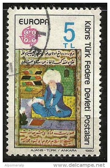 Turkish Cyprus 1980 - Mi. 83 O, Ebu-Su'ud Efendi, Philosopher | Europa (C.E.P.T.) 1980 - Famous People - Used Stamps