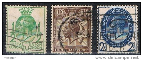 Sellos 1/2, 1 1/2, 2 1/2 D,  Yvert Num 179-181-182 º - Used Stamps