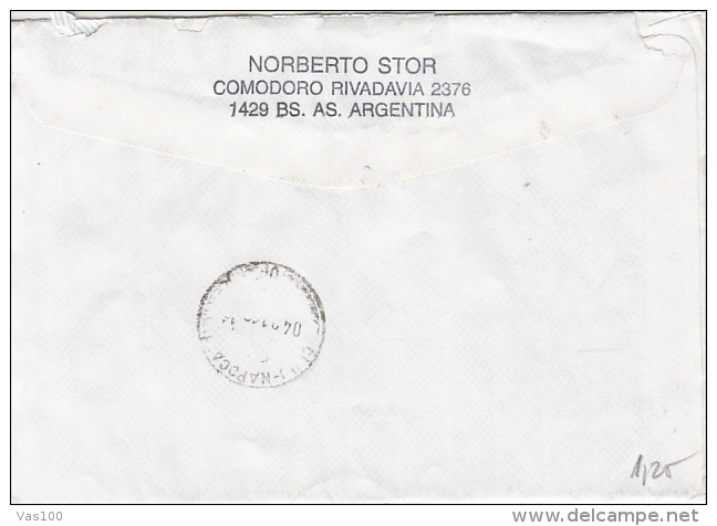 ARCHAEOLOGY, STAMPS ON COVER, 2011, ARGENTINA - Lettres & Documents