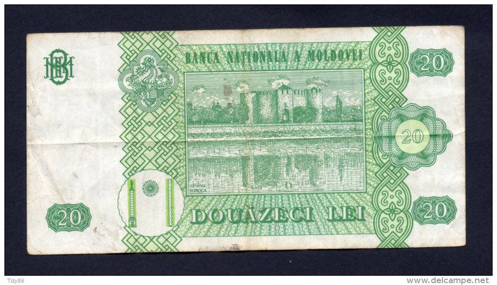 Repubblica Moldava - Moldavia Moldova - 20 Ley 2010 - BB - Moldawien (Moldau)