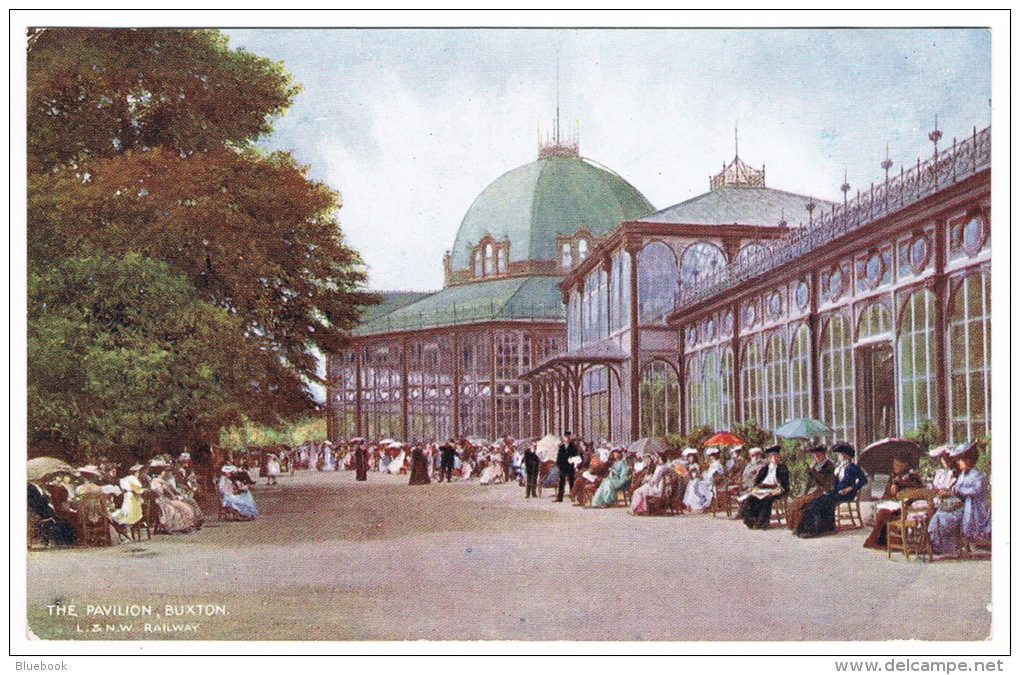 RB 1083 - Early L &amp; N.W. London &amp; North Western Railway Postcard - The Pavilion Buxton Derbyshire - Derbyshire