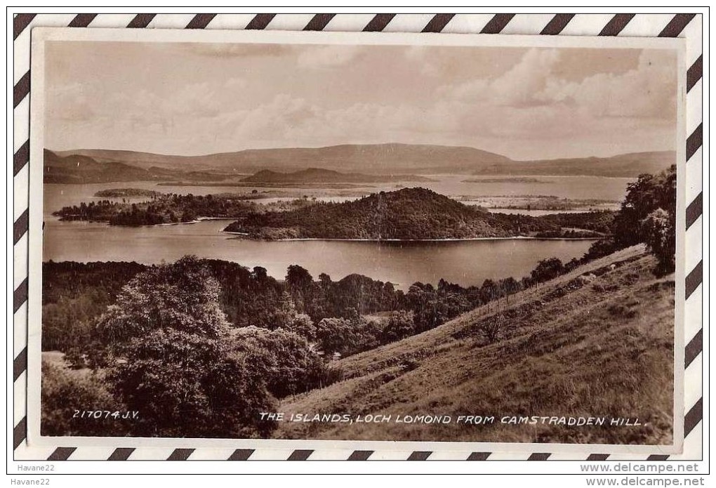 R390 THE ISLANDS LOCH LOMOND FROM CAMSTRADDEN - Dunbartonshire