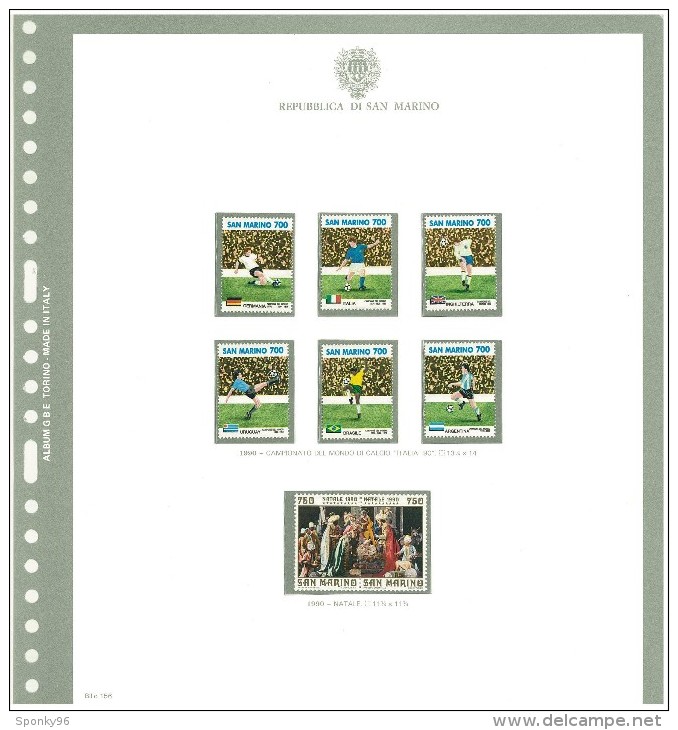 SAN MARINO - COLLEZIONE COMPLETA - MNH** DAL 1981 AL 1997 + SERVIZI E FOGLIETTI COME DA FOTOGRAFIE