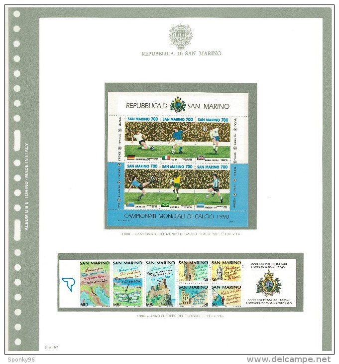 SAN MARINO - COLLEZIONE COMPLETA - MNH** DAL 1981 AL 1997 + SERVIZI E FOGLIETTI COME DA FOTOGRAFIE