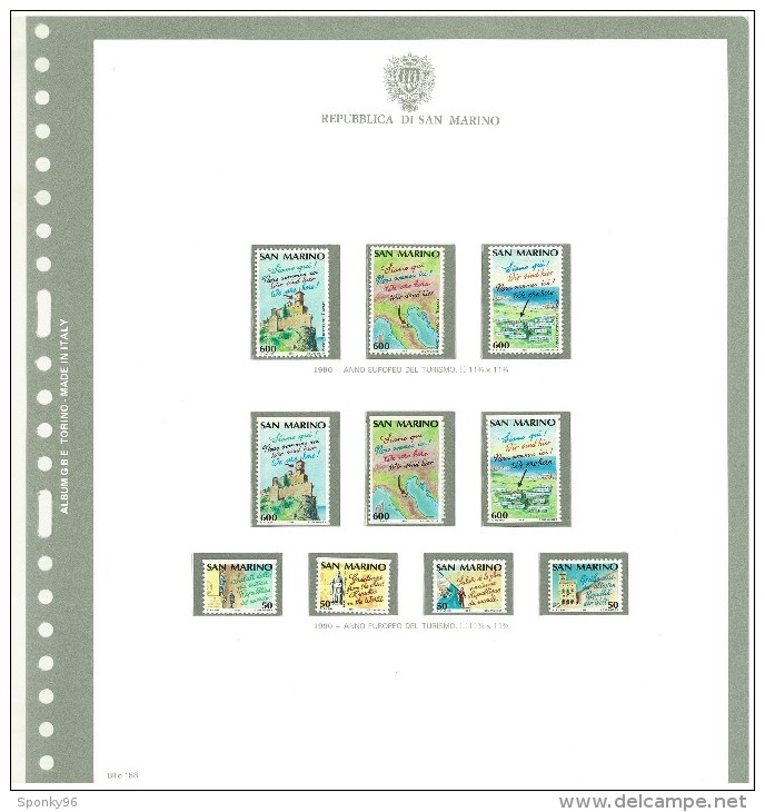 SAN MARINO - COLLEZIONE COMPLETA - MNH** DAL 1981 AL 1997 + SERVIZI E FOGLIETTI COME DA FOTOGRAFIE