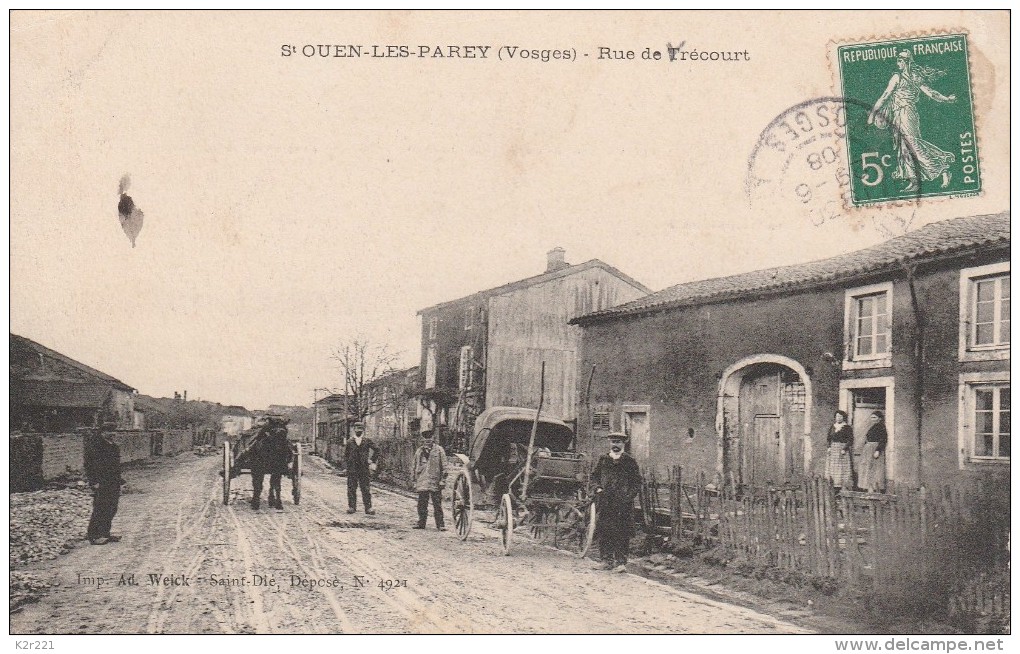 SAINT OUEN LES PAREY RUE DE VRECOURT - Sonstige & Ohne Zuordnung