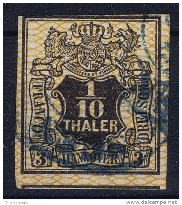 Hannover Mi Nr 12 Yv Nr 13   Used  1856 - Hanover