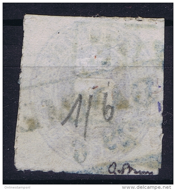 Oldenburg Mi Nr 16 B  Yv 18   1862 Durchstich 10   Signed/ Signé/signiert  Some Surface Damage At Backside - Oldenbourg