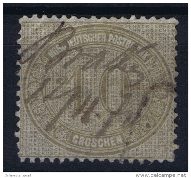 NDP  Mi Nr 25  Yv 23   1869 Used - Sonstige & Ohne Zuordnung