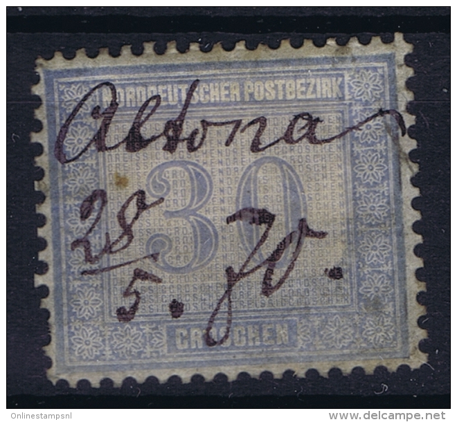 NDP  Mi Nr 26   1869 Used - Andere & Zonder Classificatie