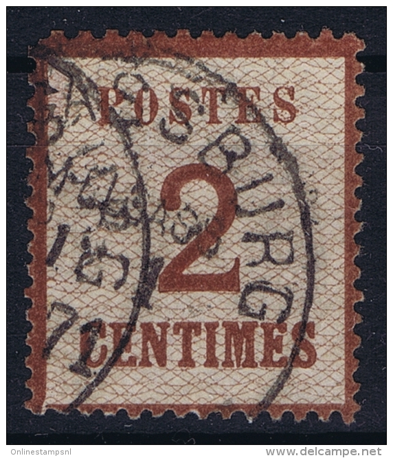 NDP  Elsass Lothringen Mi Nr 2  I  Used  1870 - Sonstige & Ohne Zuordnung