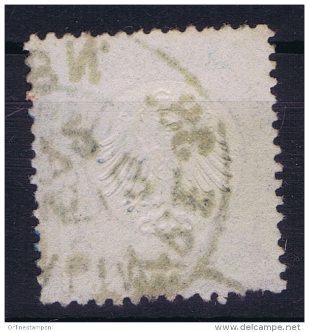 Deutsches Reich:  Mi Nr 1 Used 1872 Kleinem Brustschild  Double Cancel. - Used Stamps