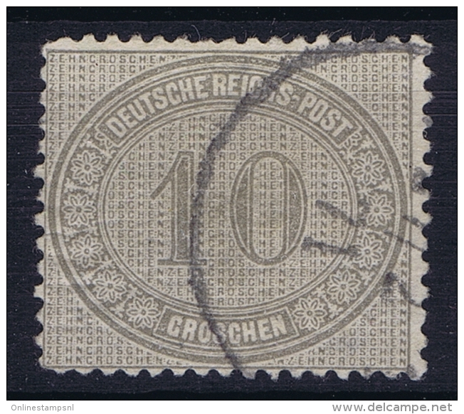 Deutsches Reich:  Mi Nr 12   Yv 26  Used 1872 - Gebraucht