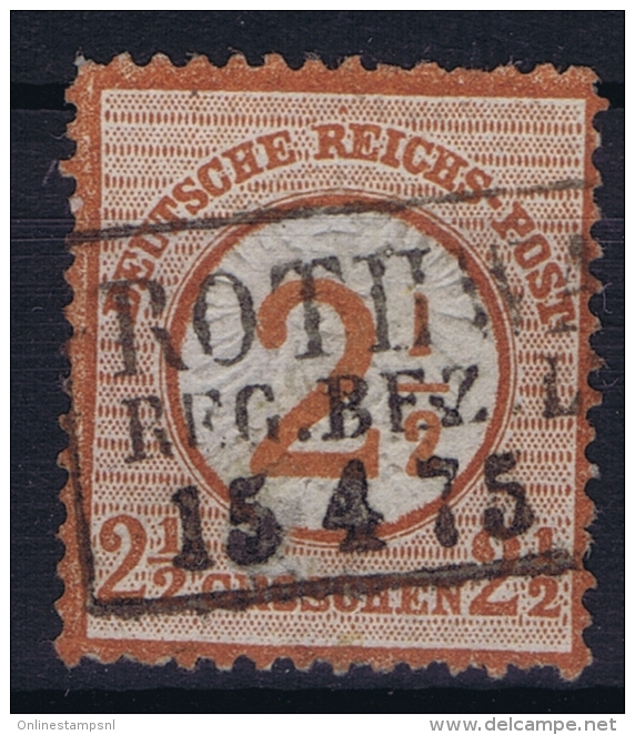 Deutsches Reich:  Mi Nr 29   Yv 28  Used 1874 - Gebraucht