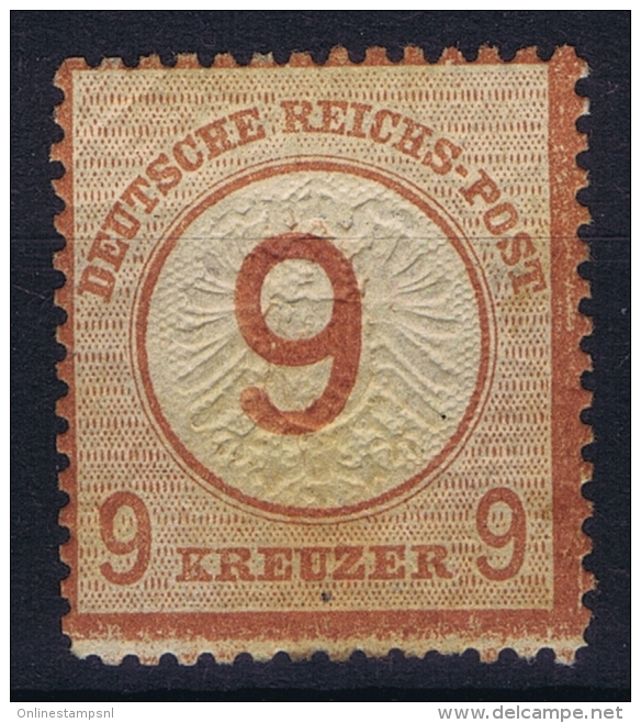 Deutsches Reich:  Mi Nr 30  Yv 29  MH/* 1874 - Ungebraucht