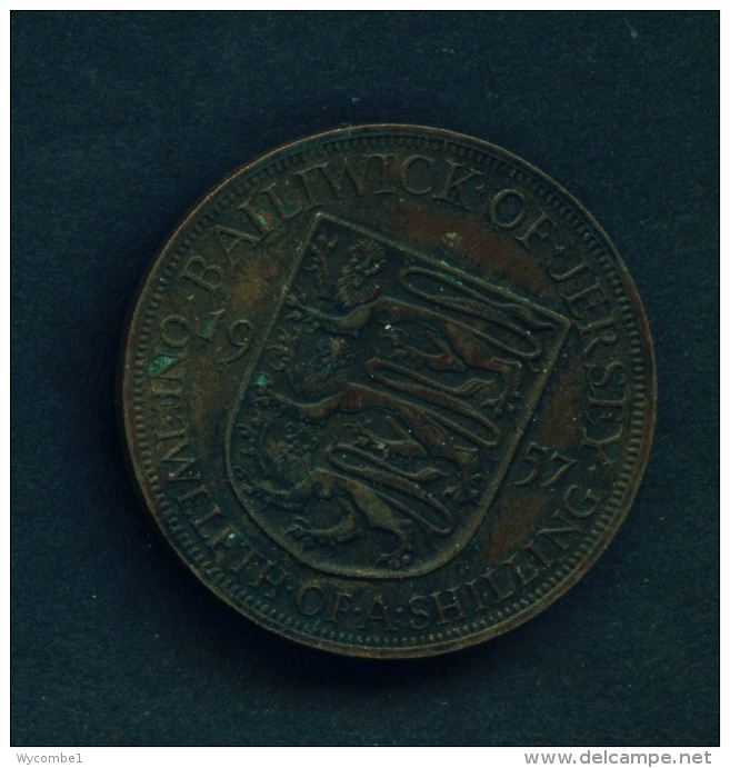 JERSEY  -  1957  10s  Circulated Coin - Jersey