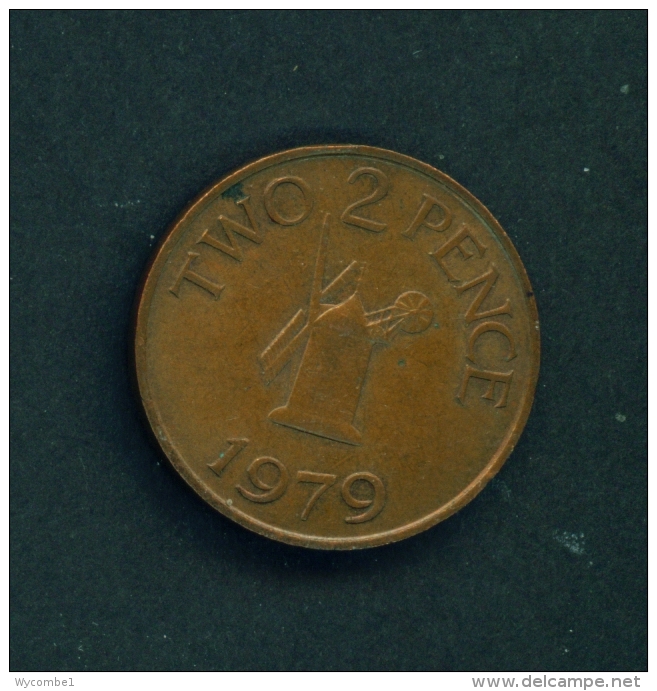 GUERNSEY  -  1979  2p  Circulated Coin - Guernesey