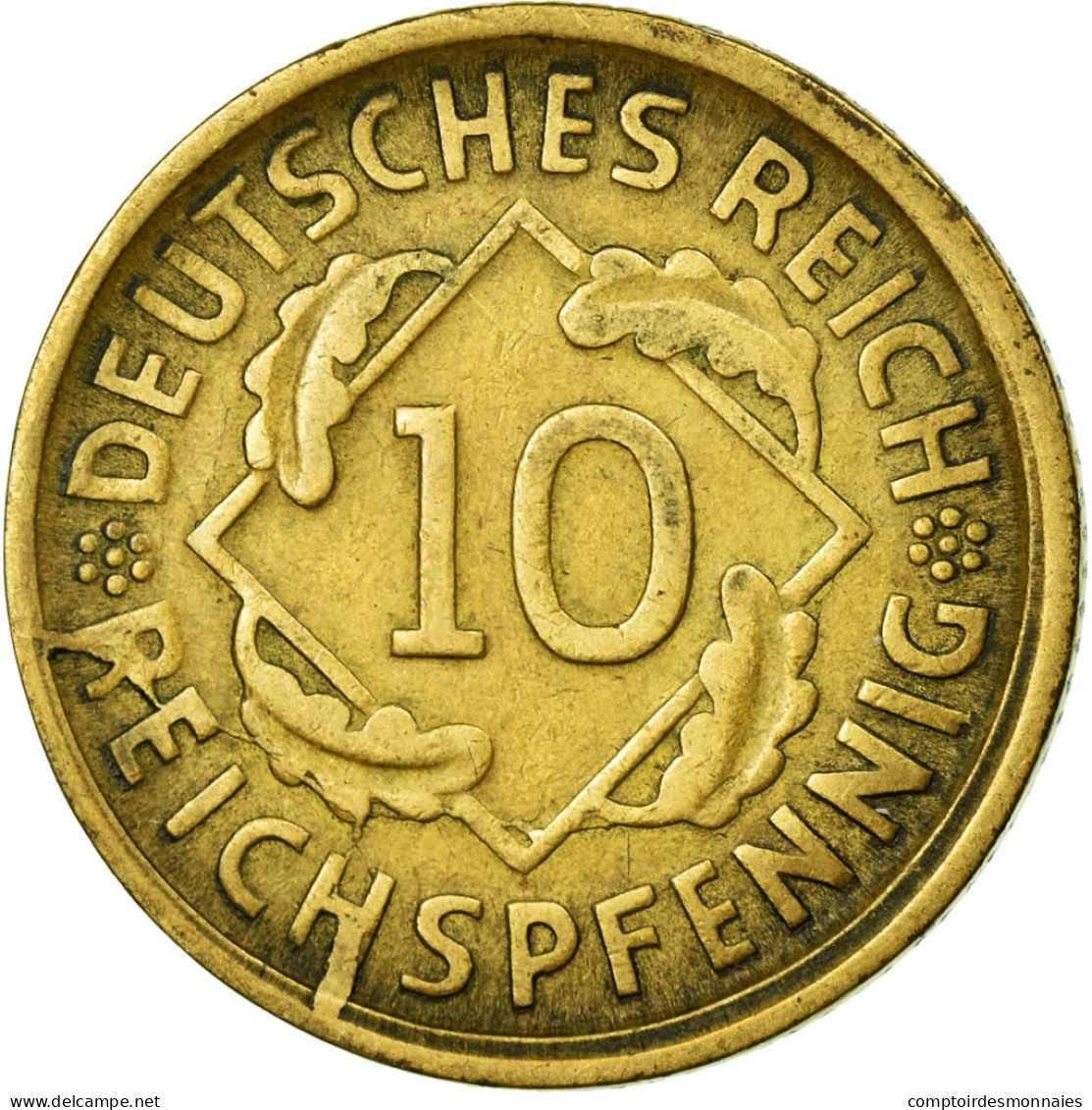 Monnaie, Allemagne, République De Weimar, 10 Reichspfennig, 1925, Munich, TTB - 10 Rentenpfennig & 10 Reichspfennig