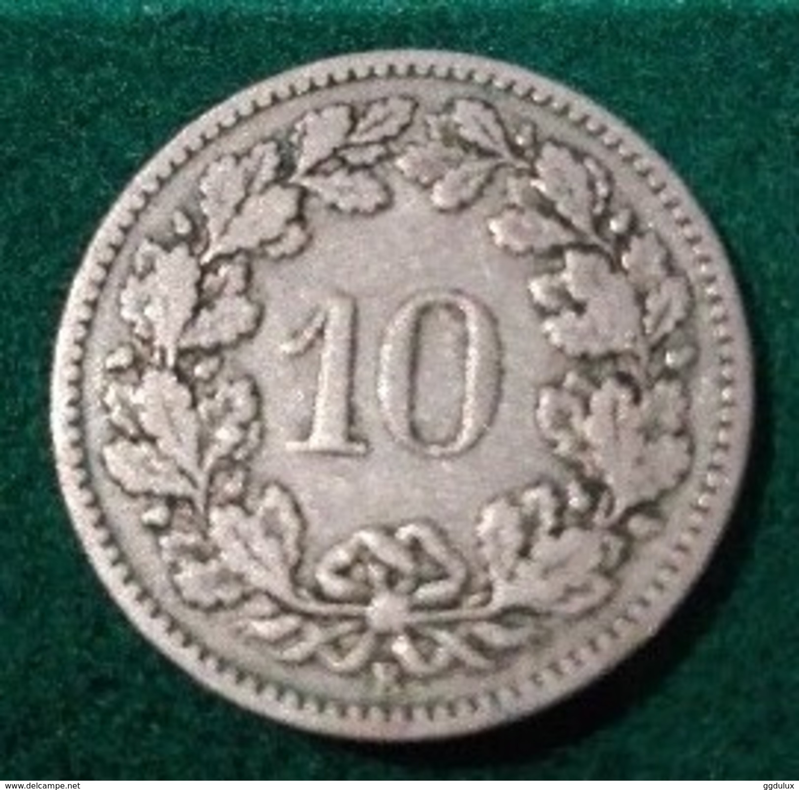 Lot De 2 Pieces Suisse Confédération Helvétique: 10 Rappen 1903 B + 1924  B - Otros & Sin Clasificación