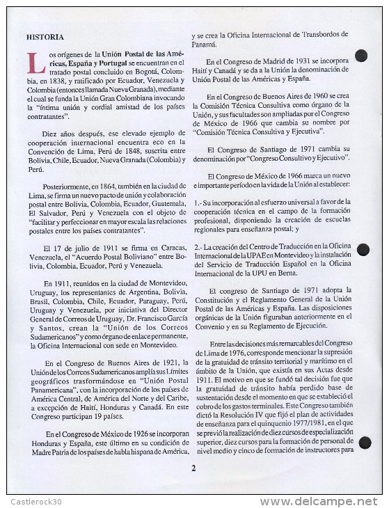 RG)1995 MEXICO, UPAEP XVI CONGRESS, MEXICO 1995, AMEXFIL SPECIAL SUPPLEMENT No. 17-SEP-OCT-1995, 7 B&W PAGES IN SPANISH, - Spanisch