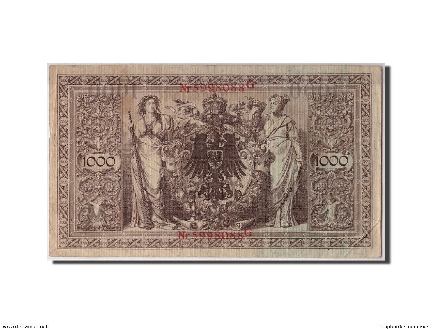 Billet, Allemagne, 1000 Mark, 1910, 1910-04-21, KM:44b, TTB - 1000 Mark