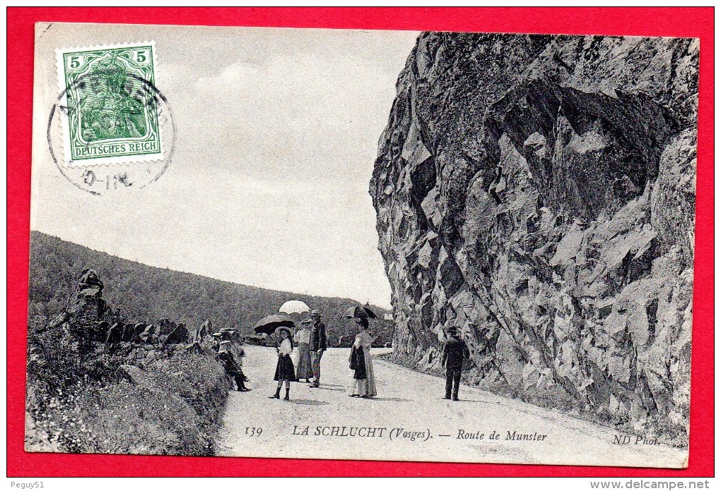 88. La Schlucht. Route De Munster. Altenberg-Taverny. 1908 - Munster