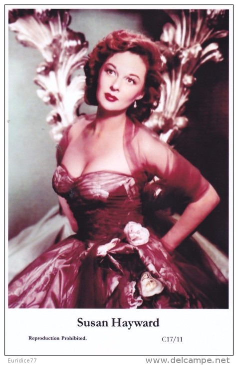 SUSAN HAYWARD - Film Star Pin Up - Publisher Swiftsure Postcards 2000 - Sin Clasificación