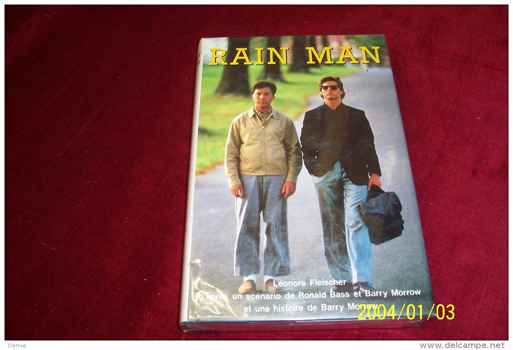 VENTE D´UNE COLLECTION DE LIVRE PÖRTE  AU CINEMA °  RAIN MAN - Cinéma / TV