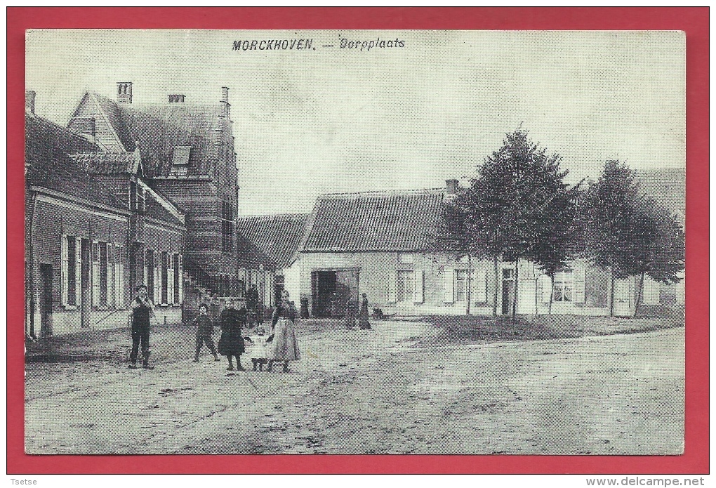 Morkhoven -  Dorpplaats - Reproductie 1978 ( Verso Zien ) - Herentals