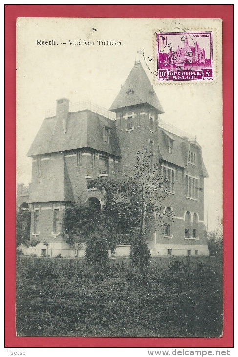 Reet - Villa Van Tichelen -  1930 ( Verso Zien ) - Rumst