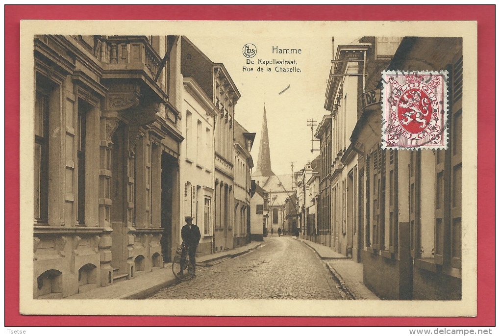 Hamme - De Kapellestraat - 1930 ( Verso Zien ) - Hamme