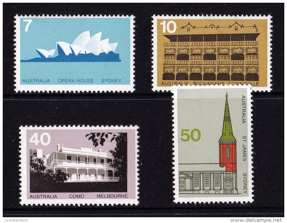 Australia 1975 Architecture Set Of 4 MNH - Mint Stamps