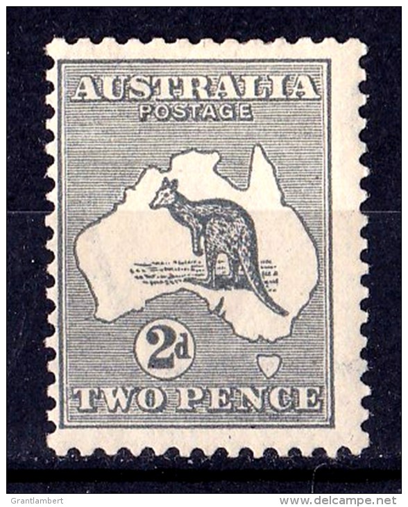 Australia 1915 Kangaroo 2d Grey 2nd Watermark MH - Ungebraucht