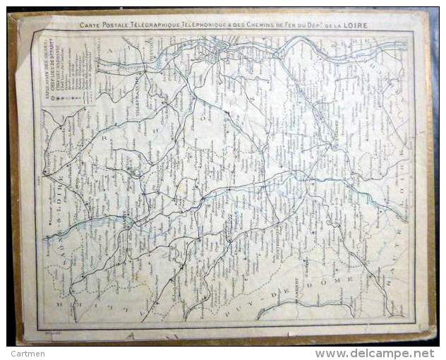 CALENDRIERS DES POSTES PTT 1923 ORIGINAL DEPARTEMENT DE LA LOIRE 42  L´OUED SAADA ORIENTALISME - Formato Grande : 1921-40