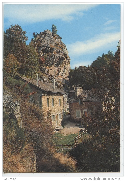 Saint Alban Sur Limagnole : Rocher Du Franquet Au Bord Du Limagnole (n°17207 éd Pastre Non écrite) - Saint Alban Sur Limagnole