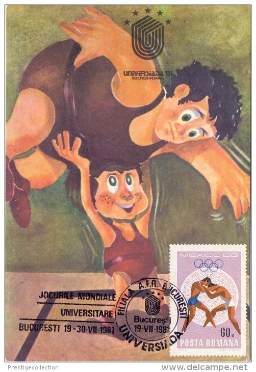 ROMANIA, 1981, University '81 Games, Bucharest 2 PIECES (G160003-4) - Zomer 1968: Mexico-City