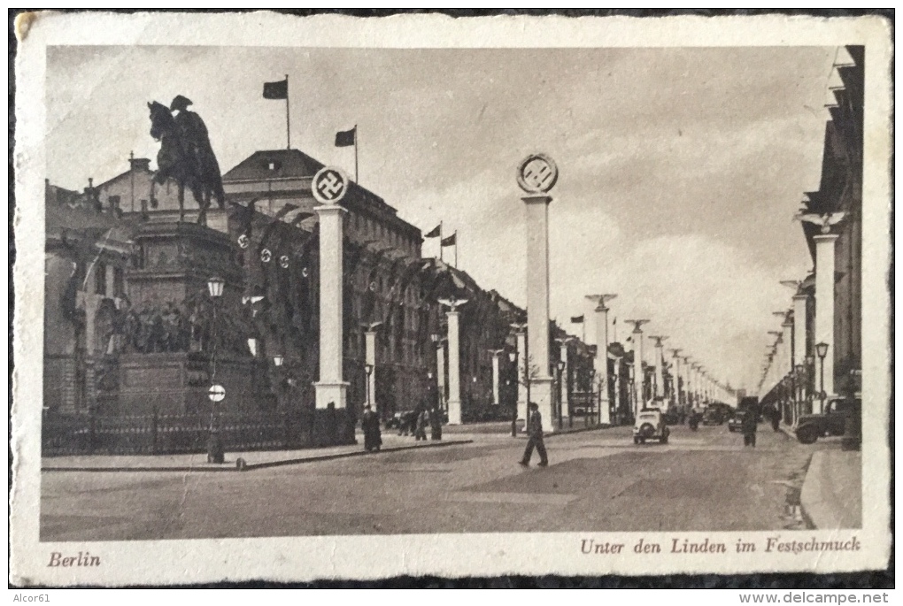 Berlin, Unter Den Linden Im Festschmuck, Nuova - Lichterfelde