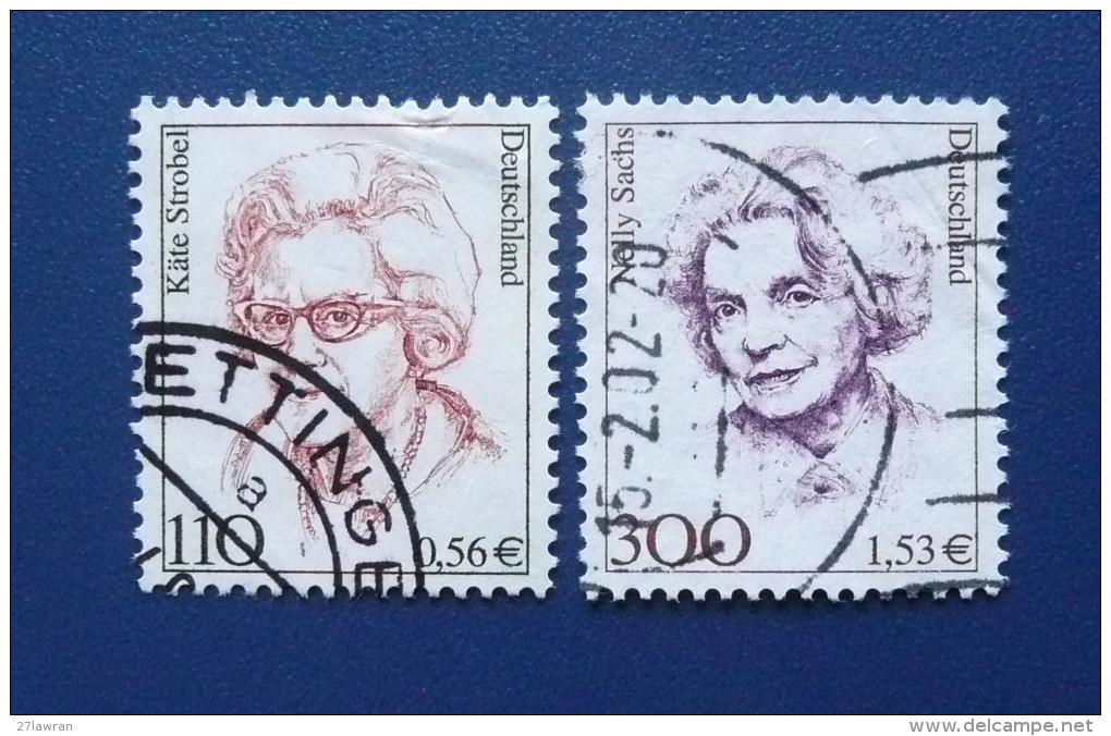 BRD - 2000,2001 - Mi: 2150,2159 - O - Gebraucht