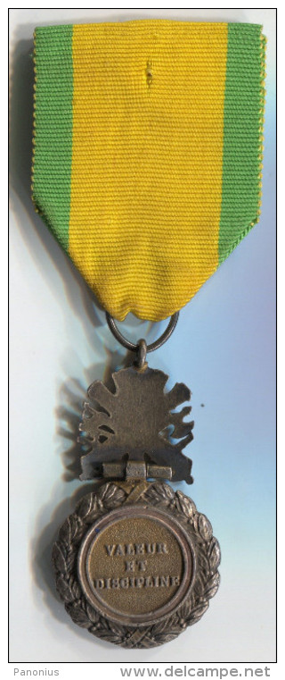 FRANCE - VALEUR ET DISCIPLINE, Army, Military Medal, 1870. ORIGINAL!!! - Antes De 1871