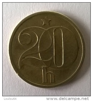 Monnaie - Tchécoslovaquie - 20 HALERU 1976 - TTB - - Tchécoslovaquie