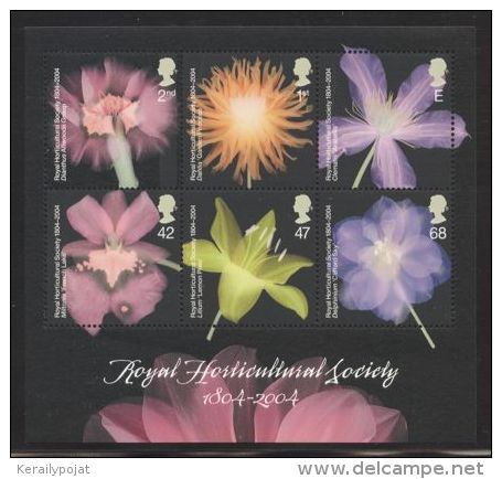 Great Britain - 2004 Royal Horticultural Society Block MNH__(THB-3463) - Blocs-feuillets