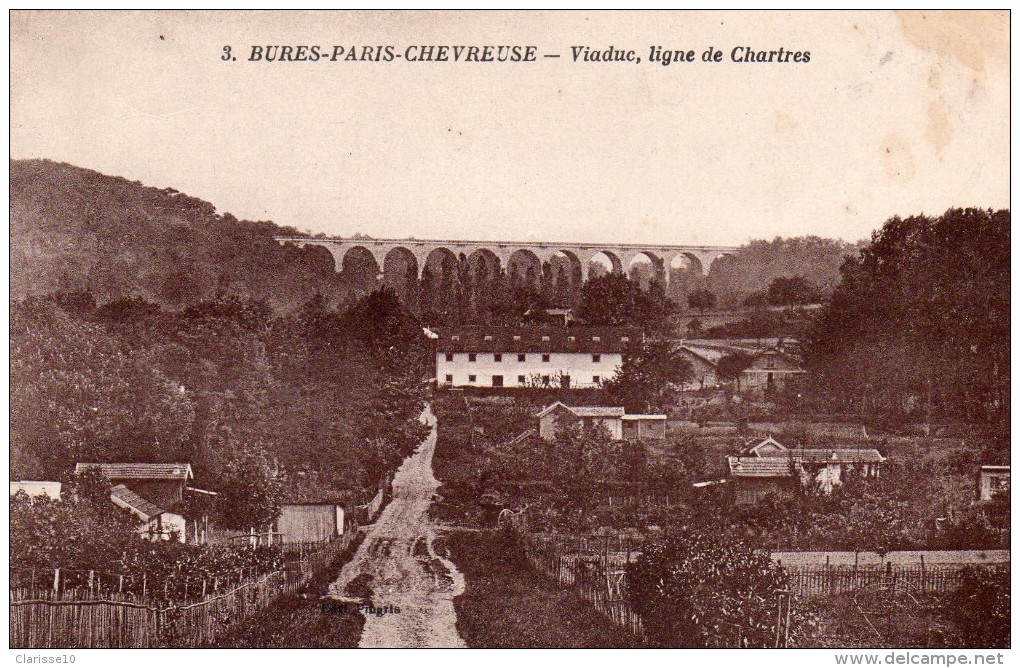 78 Bures Paris  Chevreuse Viaduc Ligne De Chartres - Bures Sur Yvette