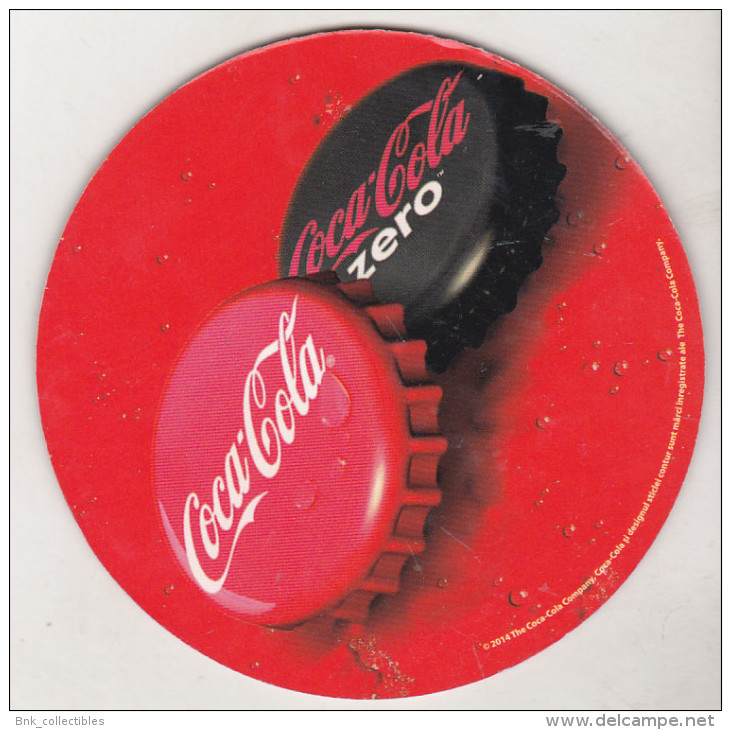 Romanian Coca Cola Coaster - Coca Cola Zero - Sottobicchieri Di Birra