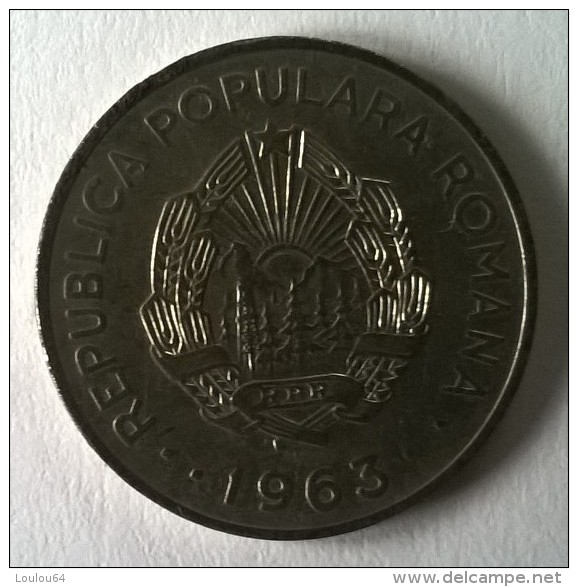Monnaie - Roumanie - 1 LEU 1963 - - Roumanie