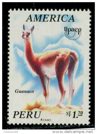 (cl.11 - P.41) Perou **  N° 1053 (ref. Michel Au Dos) -  Le Guanaco - - Peru