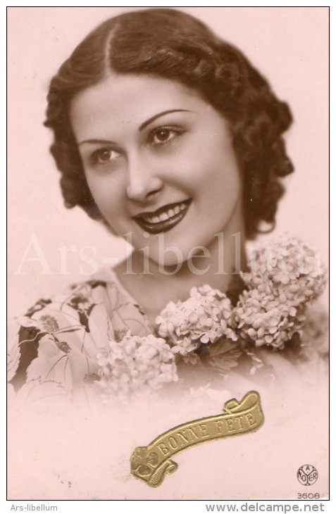 Postcard / CP / Postkaart / Femme / Woman / Lady / Ed. A. Noyer No 3608 / 1940s - Vrouwen